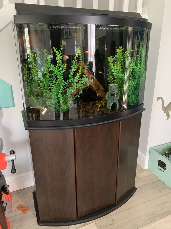 fish tank stand modern 40 gallon