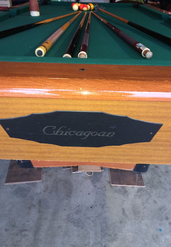 chicagoan pool table