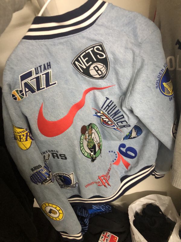 supreme x nba jacket