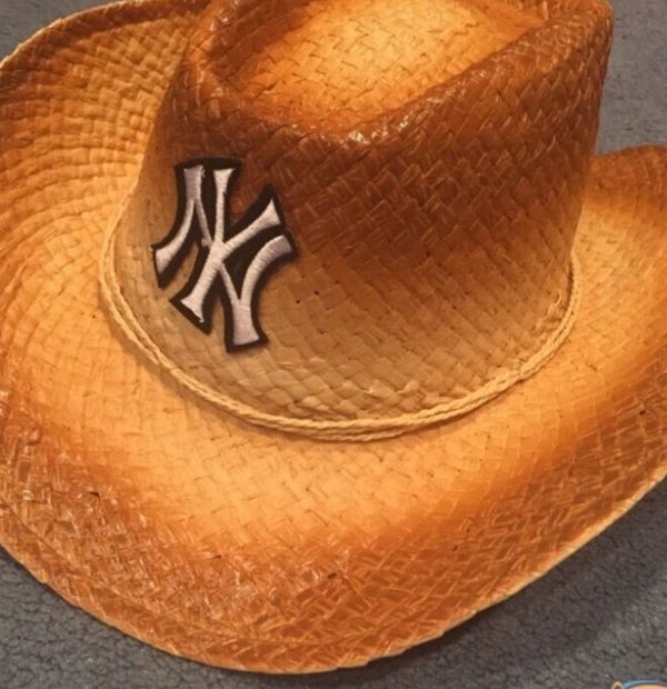yankees straw hat