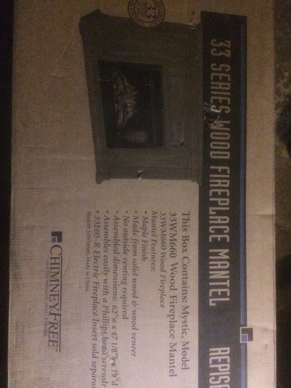 Electric Fireplace Heater And Mantle New For Sale In Oakland Ca