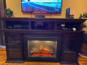 Raymour And Flanigan Tv Stand With Fireplace