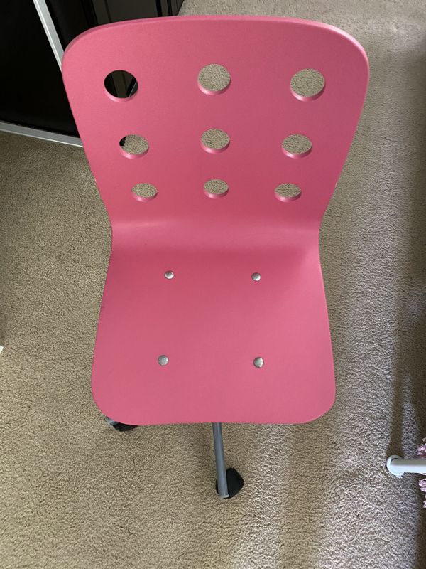 Pink IKEA JULES desk chair for Sale in Bellevue, WA OfferUp