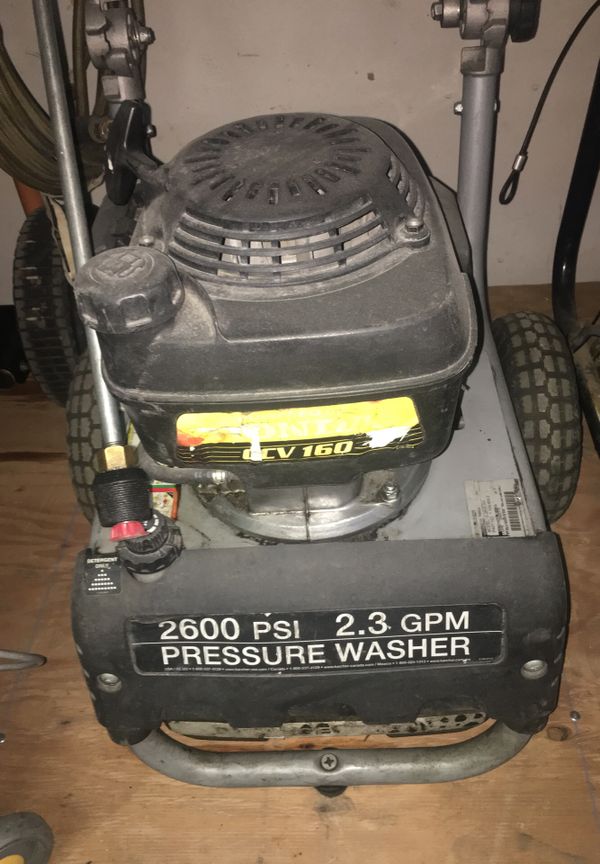 honda power washer 2600 psi 2.3 gpm parts