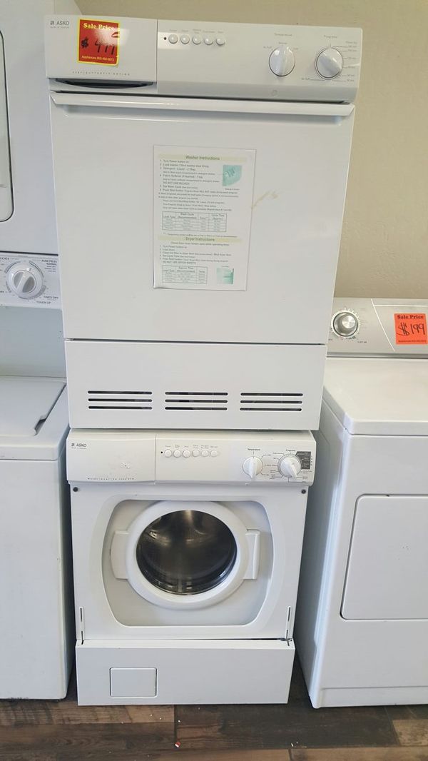 Asko stackable washer and dryer set for Sale in Phoenix, AZ OfferUp