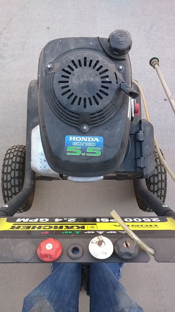 Karcher Gas Pressure Washer 2500 psi 160cc Honda 5.5hp for Sale in ...