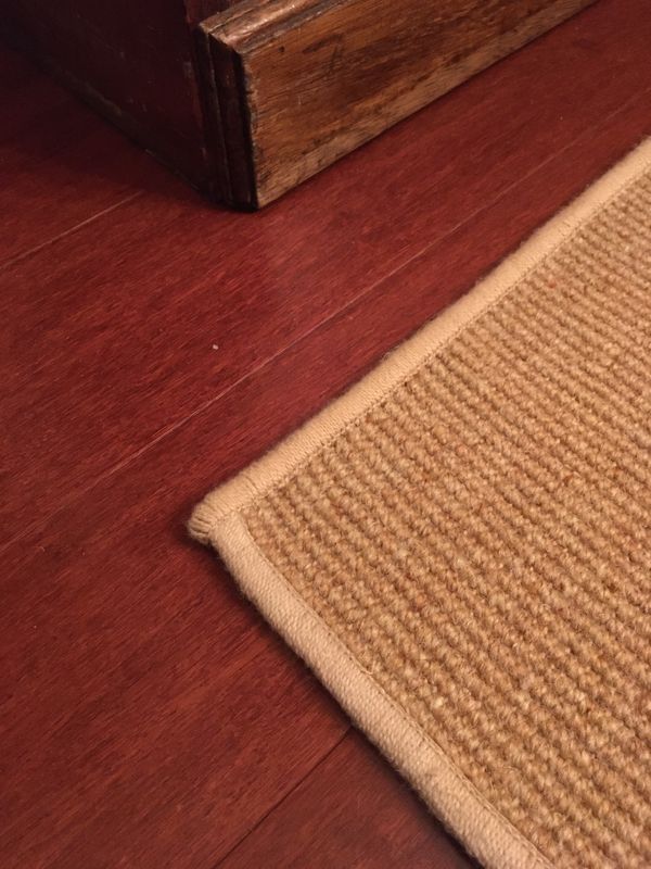 Elegant Wool Sisal Restoration Hardware 9x12 Rug with Wool Trim for