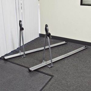 New in box SET OF 2 upright cross bar mount bike bicycle carrier aluminum rack with lock 33 lb load barring capacity for Sale in Whittier, CA