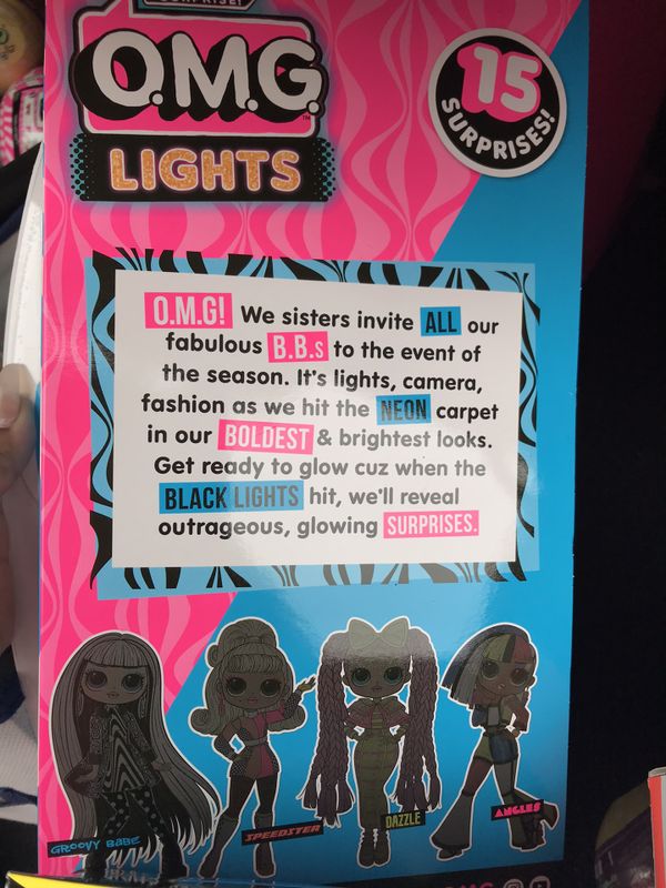 lol omg glow dolls