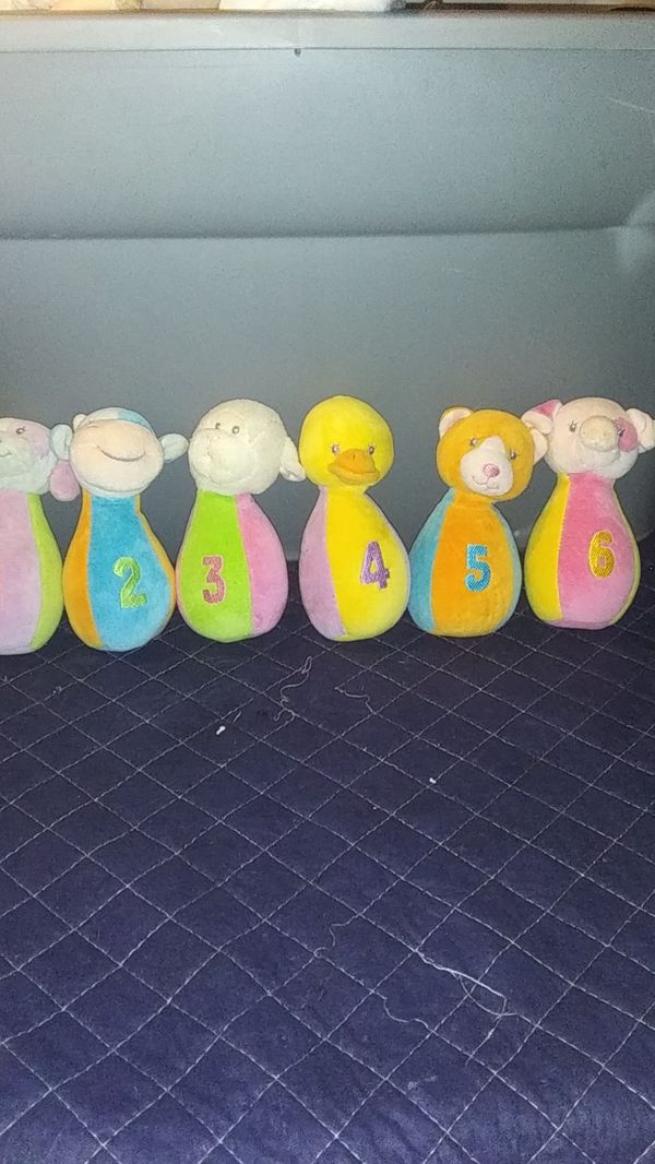 animal bowling pins