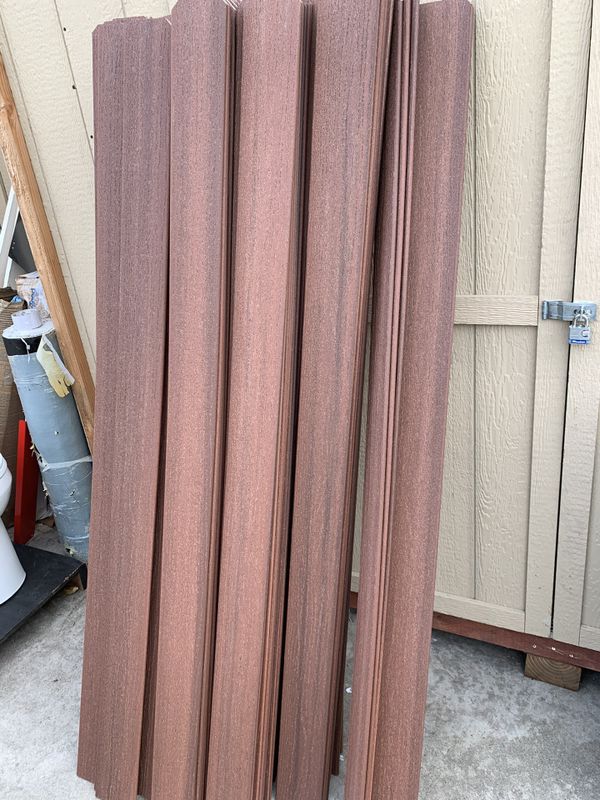 100new pieces Composite redwood fence dog ear picket for Sale in