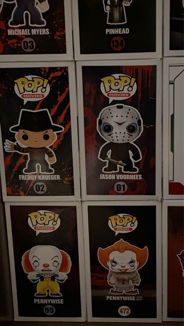 horror film funko pops