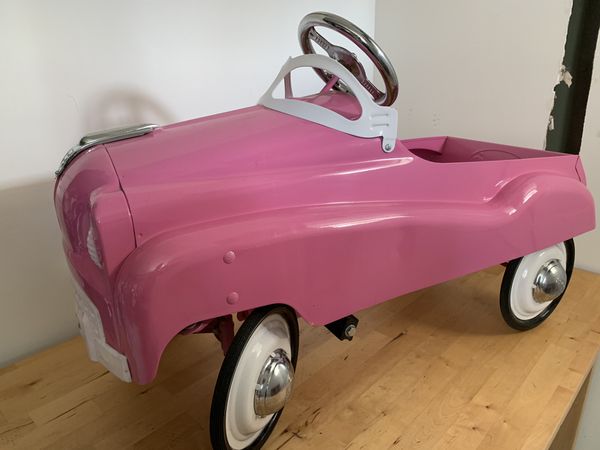 pink champion pedal car