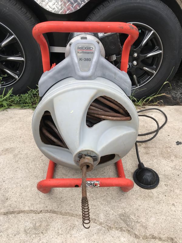 RIDGID KOLLMANN K380 DRUM DRAIN SNAKE!! for Sale in West Palm Beach