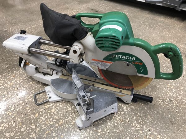 Used - HITACHI TABLE CIRCULAR SAW Model: C10FSB Working Condition for