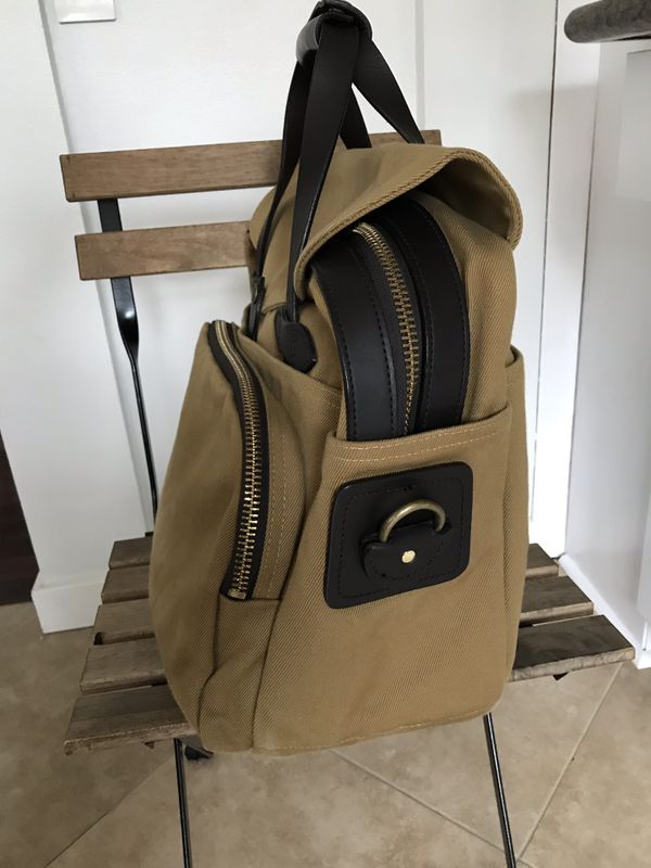 rugged twill padded computer bag