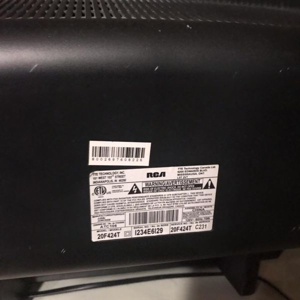 RCA TruFlat 20 Inch TV for Sale in St. Louis, MO - OfferUp