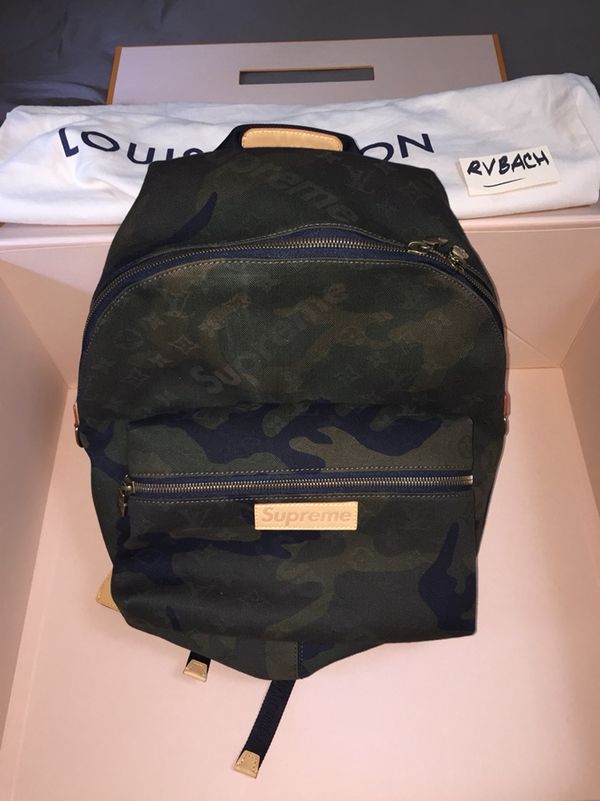 Louis Vuitton X Supreme Apollo Backpack Monogram Camouflage