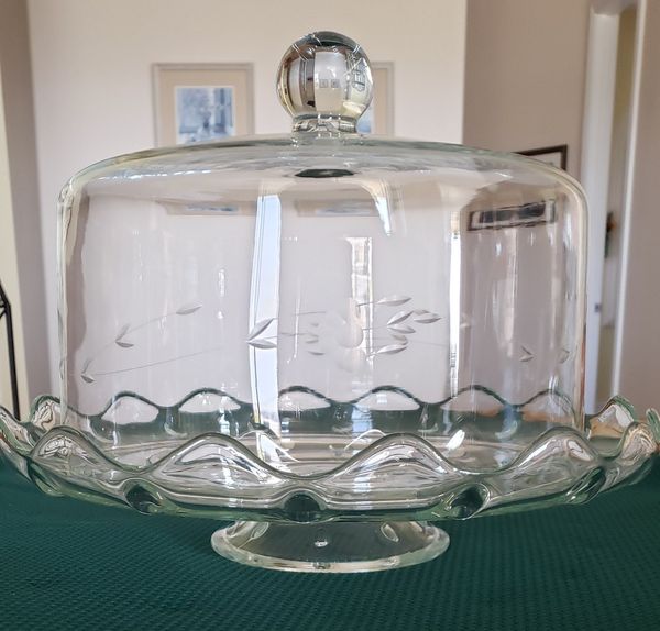 Princess House Heritage Cake Plate with Dome for Sale in Murrieta, CA