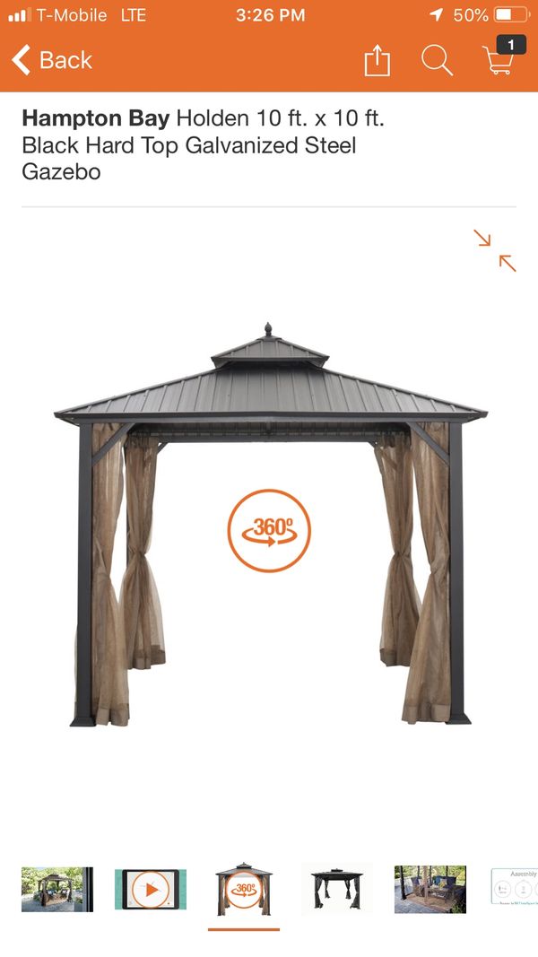 Hurryup I reduce the price this is Hampton Bay Holden 10 ft. x 10 ft