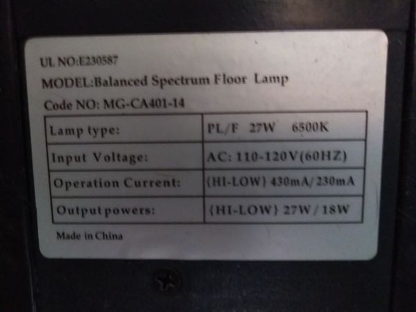 Balanced Spectrum Floor Lamp For Sale In Henderson Nv Offerup