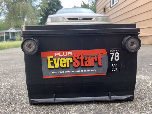 Plus Ever Start (never used) 12 volt battery 2017 side post for Sale in ...