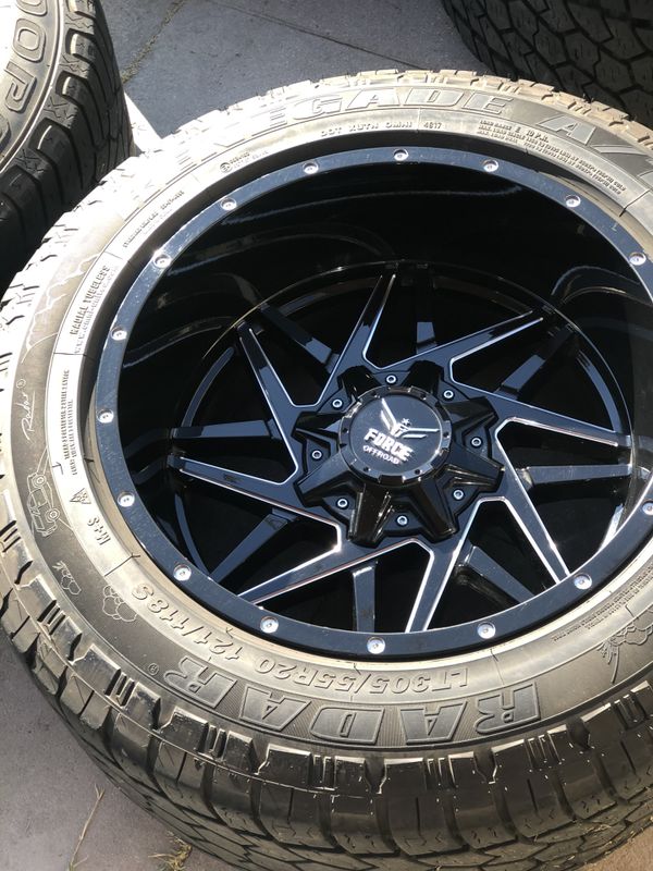 20x10 rims and tires for Sale in Glendale, AZ OfferUp