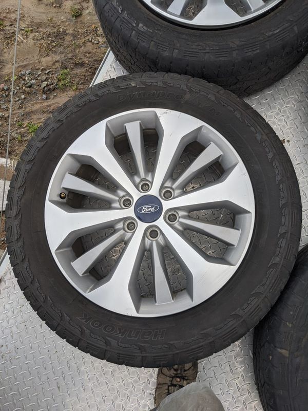 2018 Ford F150 STX Wheels, One set of AT Tires, One set of