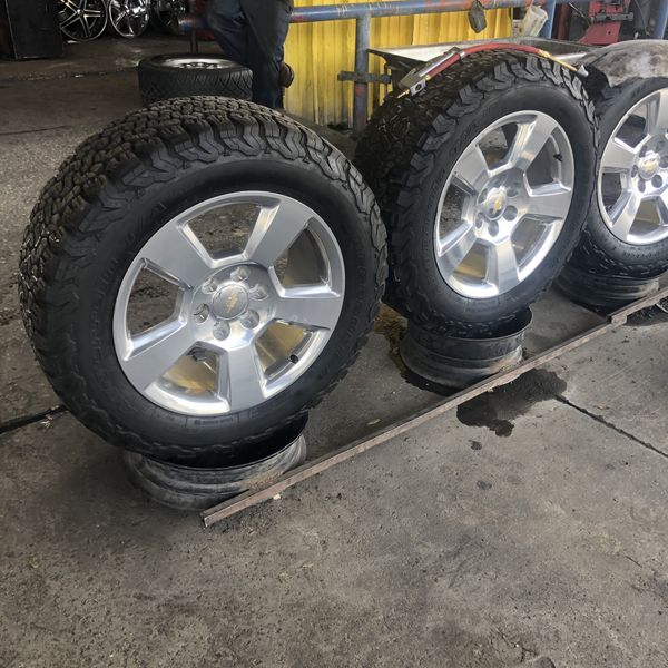2016 Chevy Silverado Rims 2756020 BFGoodrich tires set of 4 for Sale