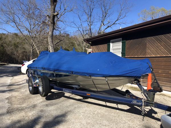 1986 champion boat 18’6, fish n ski semi V hulll, with trailer. for ...