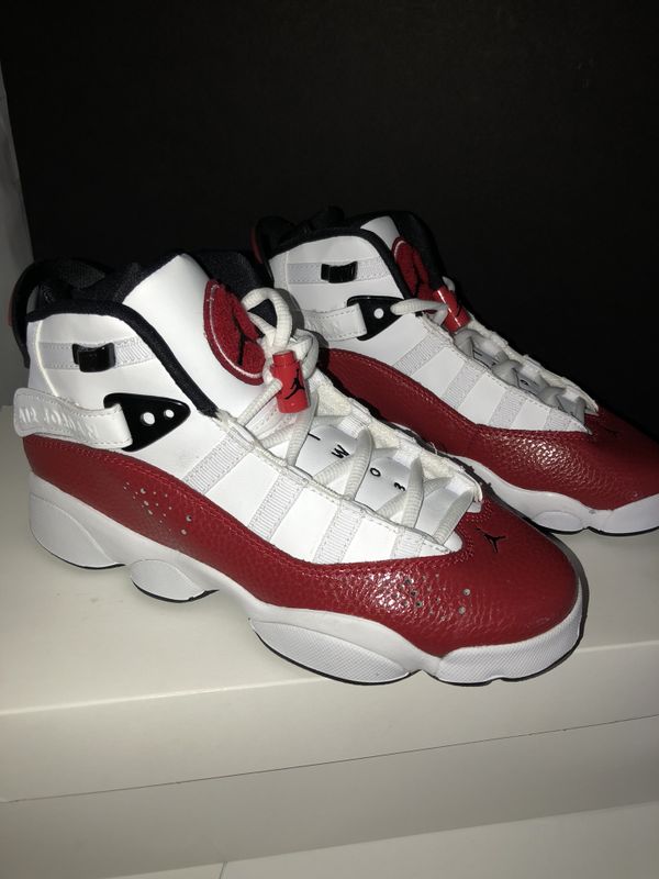 jordan-6s-6-rings-red-white-and-black-size-8-5-women-s-for-sale-in-lodi