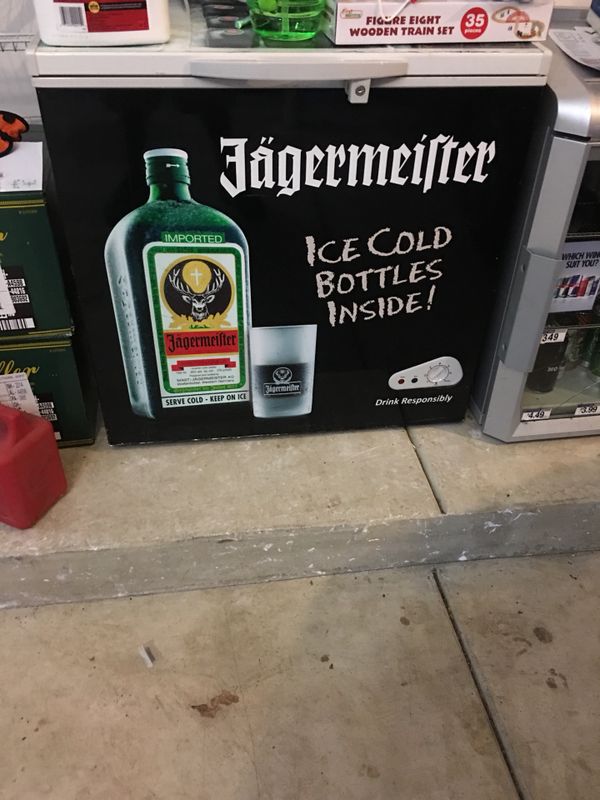 Jagermeister Freezer. Awesome For Garage for Sale in Hoffman Estates