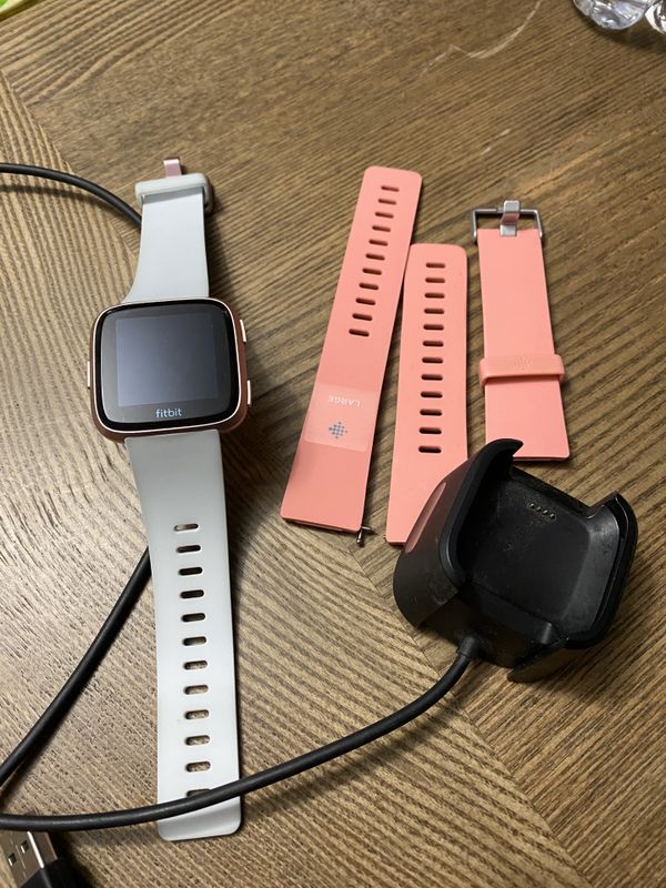 fitbit versa merlot rose gold