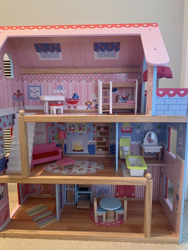 used kidkraft dollhouse