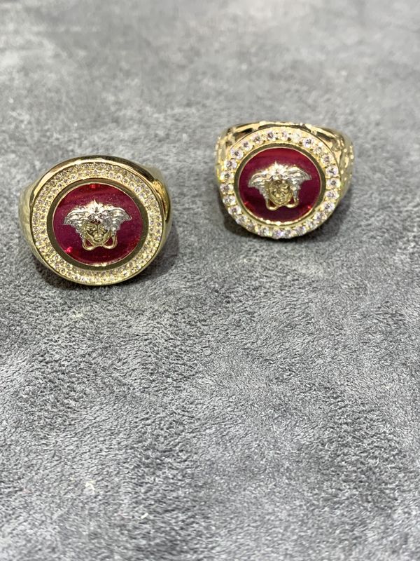 10k versace ring