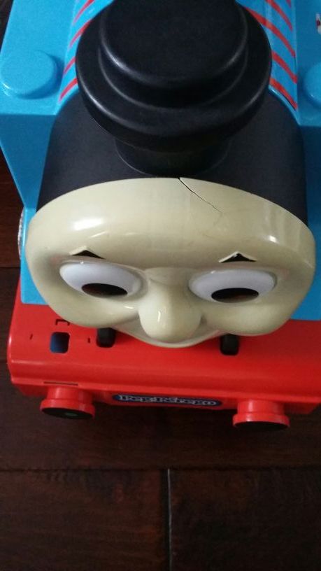 thomas the train ride on toy with track peg perego