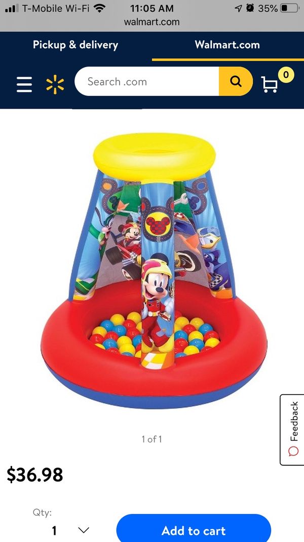 mickey mouse ball pit walmart