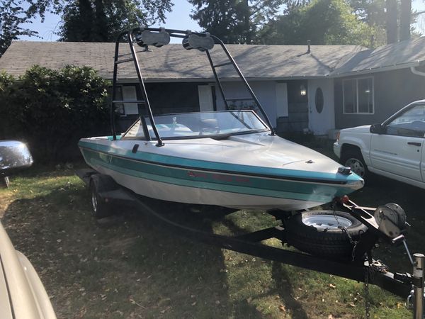 1990 blue water ski boat for Sale in Renton, WA - OfferUp