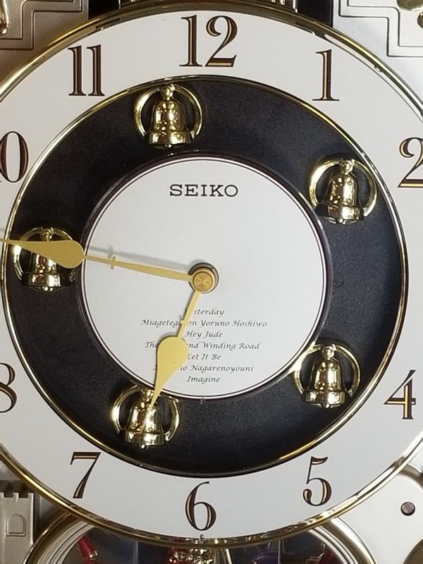 Seiko wall clock with 5 beatles song melodies QXM109ZRH for Sale in Norfolk, VA OfferUp