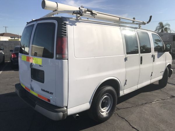 2000 CHEVY EXPRESS AT&T CARGO VAN G2500 V6-4.3L 170k MILES - LATTER ...