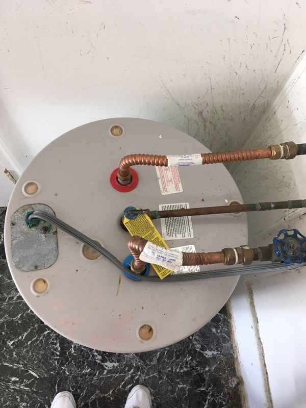 GE Smart water heater, made by Rheem. 30 Gallon Hot Water Heater for