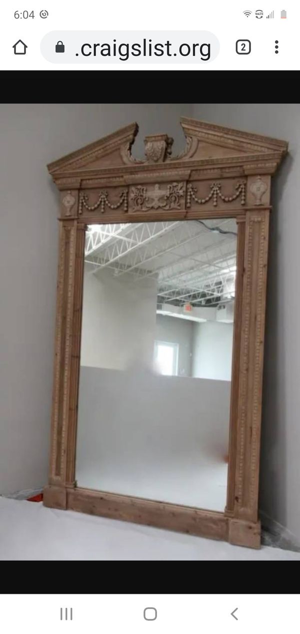 Restoration Hardware huge mirror for Sale in Miami, FL OfferUp