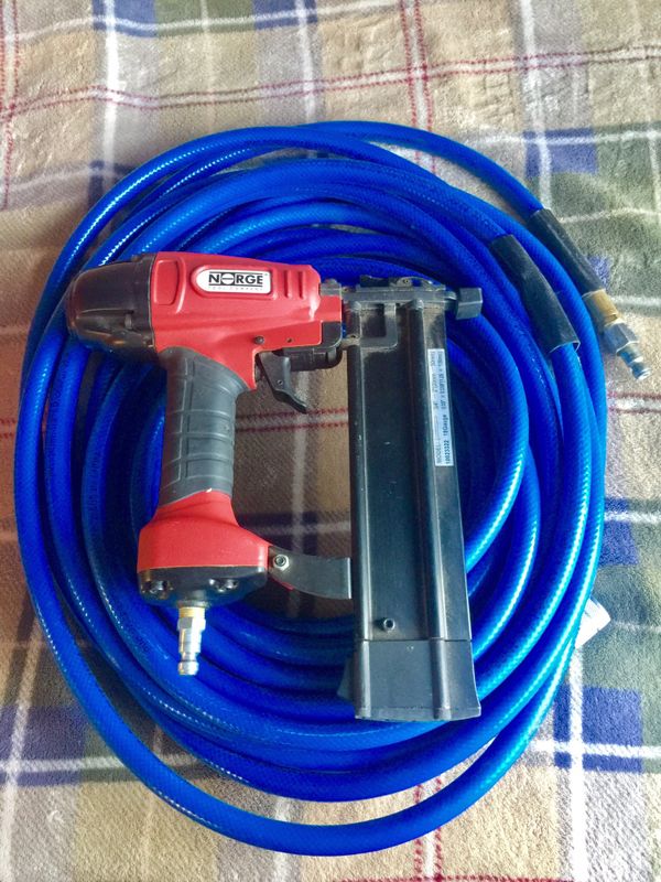 Air Compressor & Nail Gun (w/ hose) for Sale in Whittier, CA OfferUp