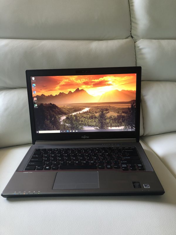 Fujitsu LifeBook E Series Laptop i7 Core Windows 10 Mic Office 2016 for