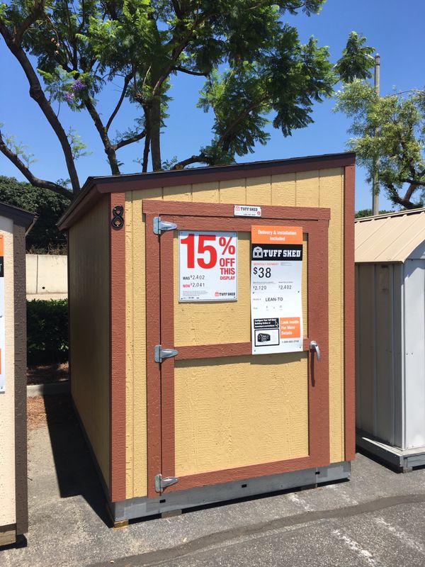 sundance series tuff shed lean-to 6x10 for sale in azusa