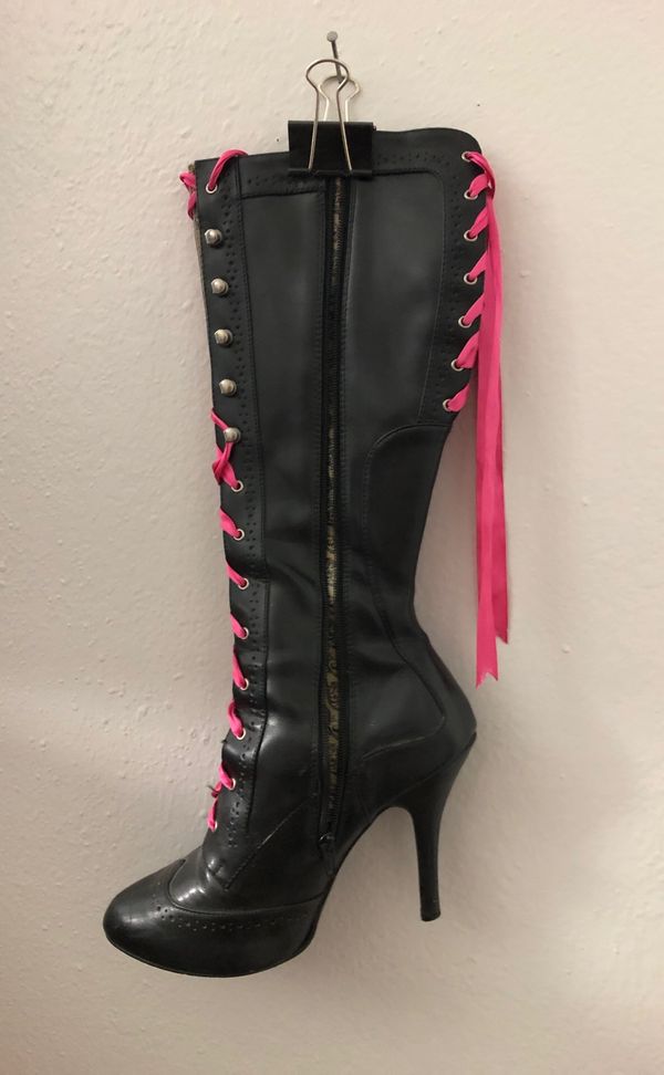 leather boots size 9 ladies