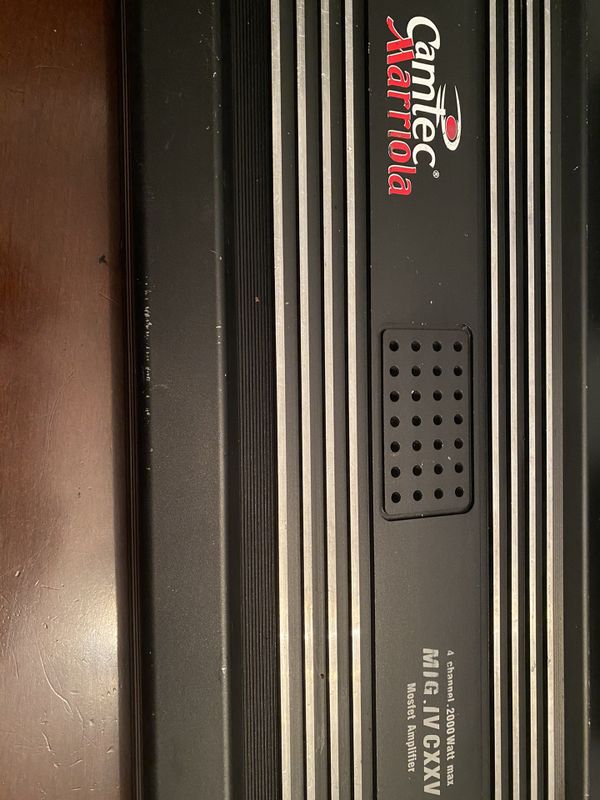 2000 watt Camtec Marriola amp for Sale in Philadelphia, PA - OfferUp