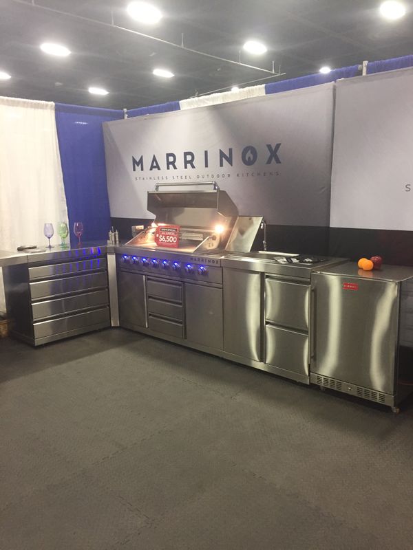 Outdoor kitchen grill island stainless barbecue grill for ...