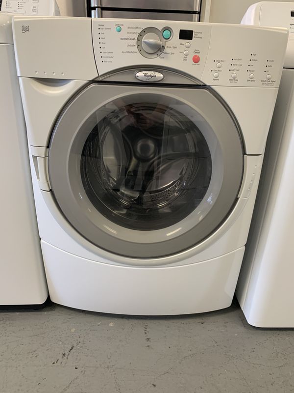 Whirlpool Duet Front Load Washer/Dryer Set for Sale in March Air ...