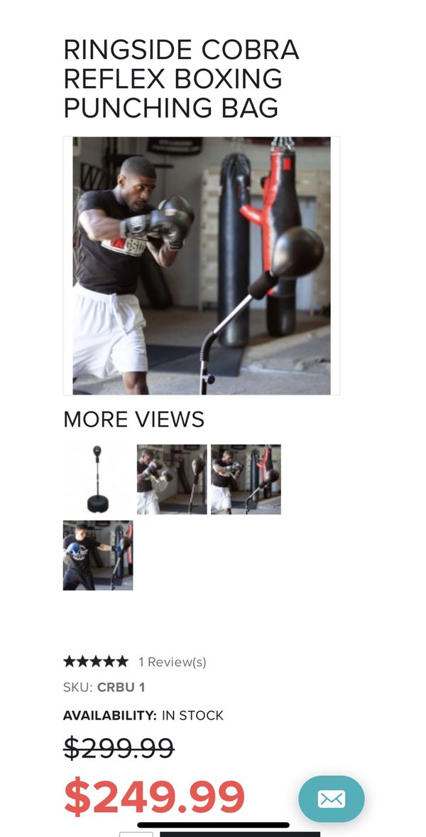 Ringside Cobra Reflex Boxing Punching Bag for Sale in Chula Vista, CA